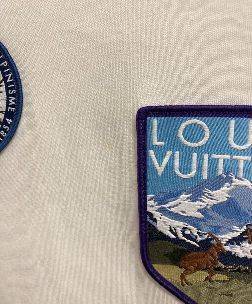 LOUIS VUITTON（ルイ ヴィトン）LOUIS VUITTON (ルイ ヴィトン) ロゴワッペンTシャツ ホワイト サイズ:Lの古着・服飾アイテム