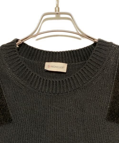 MONCLER（モンクレール）MONCLER (モンクレール) GIROCOLLO TRICOT ブラック サイズ:XXLの古着・服飾アイテム