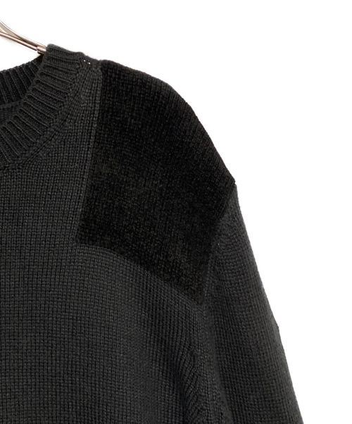 MONCLER（モンクレール）MONCLER (モンクレール) GIROCOLLO TRICOT ブラック サイズ:XXLの古着・服飾アイテム
