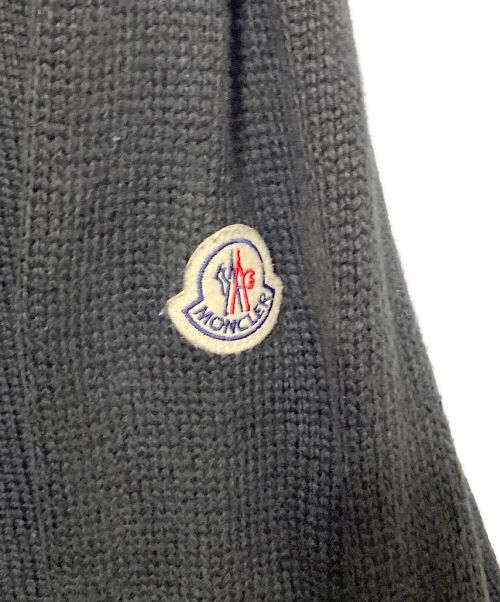 MONCLER（モンクレール）MONCLER (モンクレール) GIROCOLLO TRICOT ブラック サイズ:XXLの古着・服飾アイテム