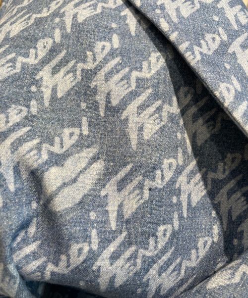 FENDI（フェンディ）FENDI (フェンディ) Chambray jacket ブルー サイズ:40の古着・服飾アイテム