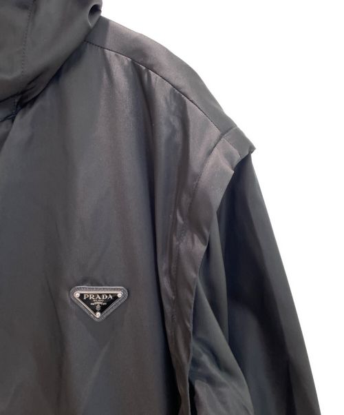 PRADA（プラダ）PRADA (プラダ) RE-NYLON COAT ブラック サイズ:38の古着・服飾アイテム