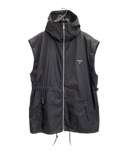 PRADA（プラダ）PRADA (プラダ) RE-NYLON COAT ブラック サイズ:38の古着・服飾アイテム