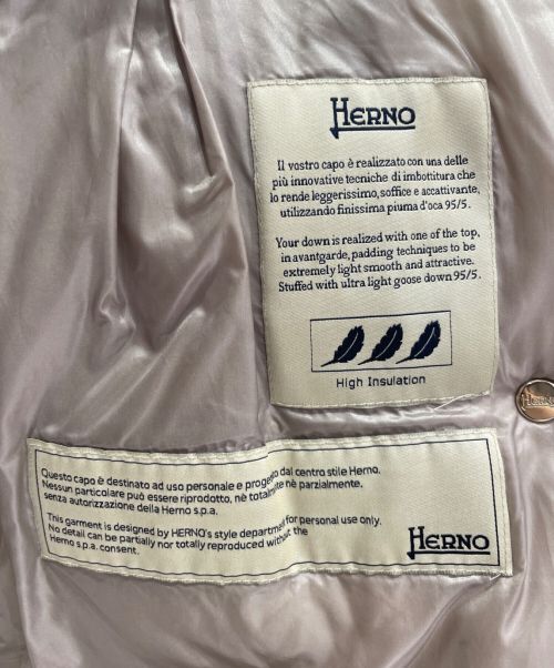 HERNO（ヘルノ）HERNO (ヘルノ) ダウンコート グレージュ サイズ:42の古着・服飾アイテム