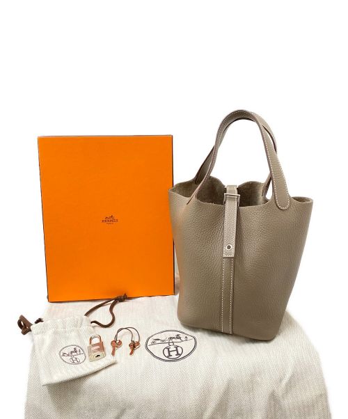 HERMES（エルメス）HERMES (エルメス) ピコタンロックPM エトゥープ サイズ:PMの古着・服飾アイテム