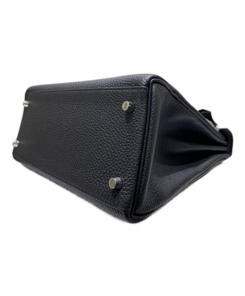 HERMES（エルメス）HERMES (エルメス) ケリー 28/シルバー金具/トゴ/ブラック/U刻印 ブラック×シルバー金具 サイズ:28の古着・服飾アイテム