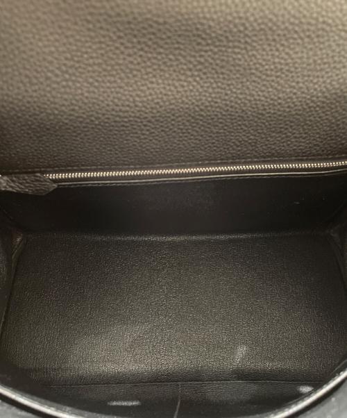 HERMES（エルメス）HERMES (エルメス) ケリー 28/シルバー金具/トゴ/ブラック/U刻印 ブラック×シルバー金具 サイズ:28の古着・服飾アイテム