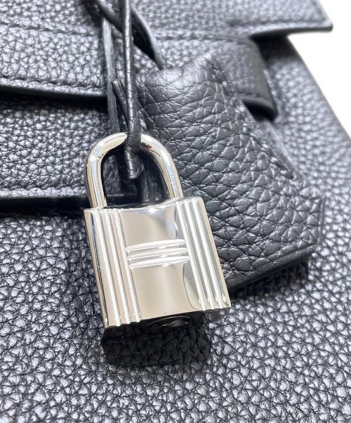 HERMES（エルメス）HERMES (エルメス) ケリー 28/シルバー金具/トゴ/ブラック/U刻印 ブラック×シルバー金具 サイズ:28の古着・服飾アイテム