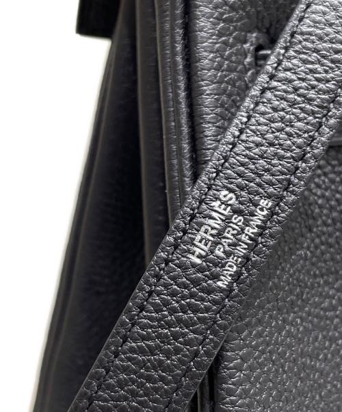 HERMES（エルメス）HERMES (エルメス) ケリー 28/シルバー金具/トゴ/ブラック/U刻印 ブラック×シルバー金具 サイズ:28の古着・服飾アイテム