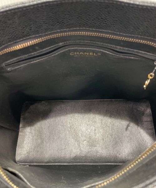 CHANEL（シャネル）CHANEL (シャネル) マトラッセココマークトートバッグ ブラックの古着・服飾アイテム