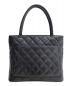 CHANEL (シャネル) マトラッセココマークトートバッグ ブラック：268000円