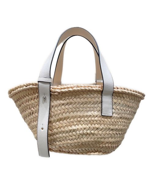 LOEWE（ロエベ）LOEWE (ロエベ) バスケットスモール ホワイト サイズ:スモール 未使用品の古着・服飾アイテム