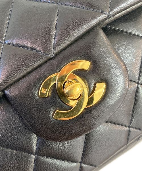 CHANEL（シャネル）CHANEL (シャネル) ダブルフラップマトラッセ ブラック サイズ:-の古着・服飾アイテム