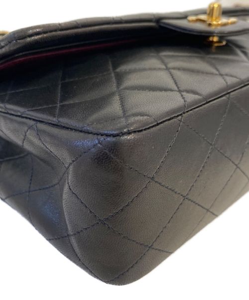 CHANEL（シャネル）CHANEL (シャネル) ダブルフラップマトラッセ ブラック サイズ:-の古着・服飾アイテム