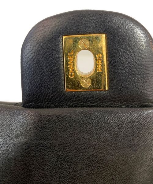 CHANEL（シャネル）CHANEL (シャネル) ダブルフラップマトラッセ ブラック サイズ:-の古着・服飾アイテム