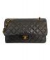 CHANEL（シャネル）の古着「ダブルフラップマトラッセ」｜ブラック