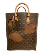 LOUIS VUITTON×COMME des GARCONSルイ ヴィトン×コムデギャルソン）の古着「バッグウィズホールトートバッグ」｜ブラウン