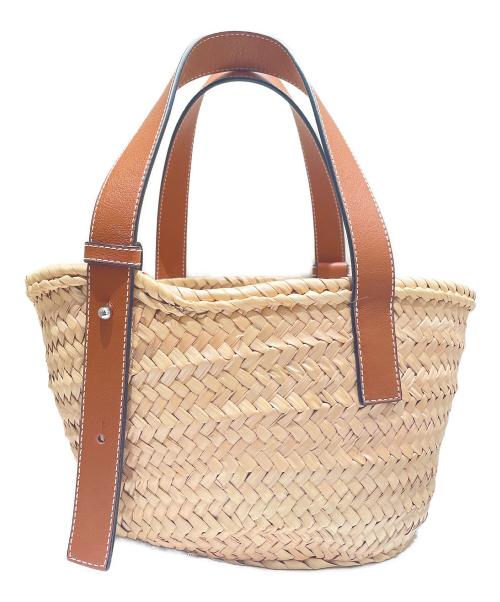 LOEWE（ロエベ）LOEWE (ロエベ) バスケットスモール/ハンドバッグ タン サイズ:スモールの古着・服飾アイテム