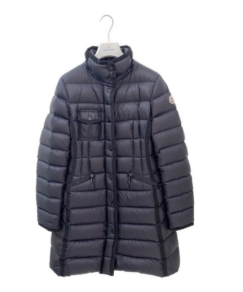 MONCLER（モンクレール）MONCLER (モンクレール) HERMIFURファー付きダウンコート ブラックの古着・服飾アイテム