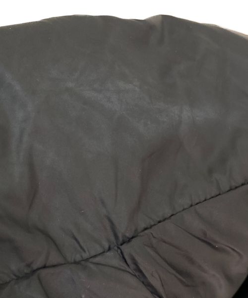 MONCLER（モンクレール）MONCLER (モンクレール) HERMIFURファー付きダウンコート ブラックの古着・服飾アイテム