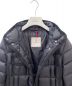 中古・古着 MONCLER (モンクレール) HERMIFURファー付きダウンコート ブラック：198000円