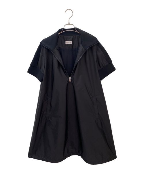 MONCLER（モンクレール）MONCLER (モンクレール) ハーフジップナイロンワンピース ブラック サイズ:40の古着・服飾アイテム