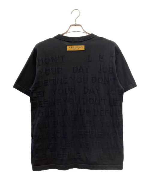 LOUIS VUITTON（ルイ ヴィトン）LOUIS VUITTON (ルイ ヴィトン) ロゴニットレターTシャツ ブラック サイズ:Sの古着・服飾アイテム