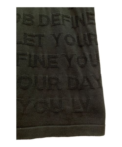 LOUIS VUITTON（ルイ ヴィトン）LOUIS VUITTON (ルイ ヴィトン) ロゴニットレターTシャツ ブラック サイズ:Sの古着・服飾アイテム
