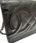 中古・古着 CHANEL (シャネル) ココマークマトラッセチェーンウォレット ブラック サイズ:-：398000円