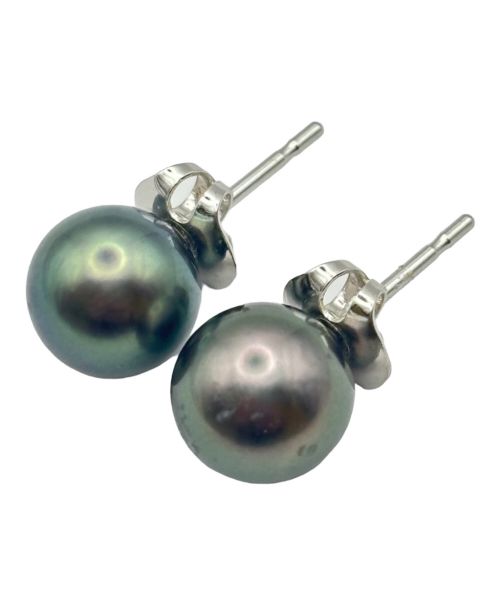 TASAKI（タサキ）TASAKI (タサキ) ブラックパール 1粒 ピアス サイズ:-の古着・服飾アイテム