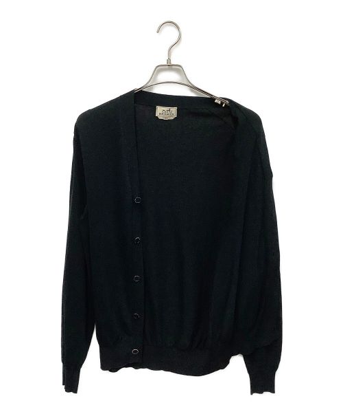 HERMES（エルメス）HERMES (エルメス) カーディガン ブラック サイズ:Sの古着・服飾アイテム