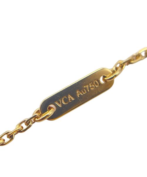 VAN CLEEF & ARPELS（ヴァンクリーフ＆アーペル）VAN CLEEF & ARPELS (ヴァンクリーフ＆アーペル) スウィートアルハンブラシェルネックレス ゴールド×ホワイト サイズ:スウィートの古着・服飾アイテム