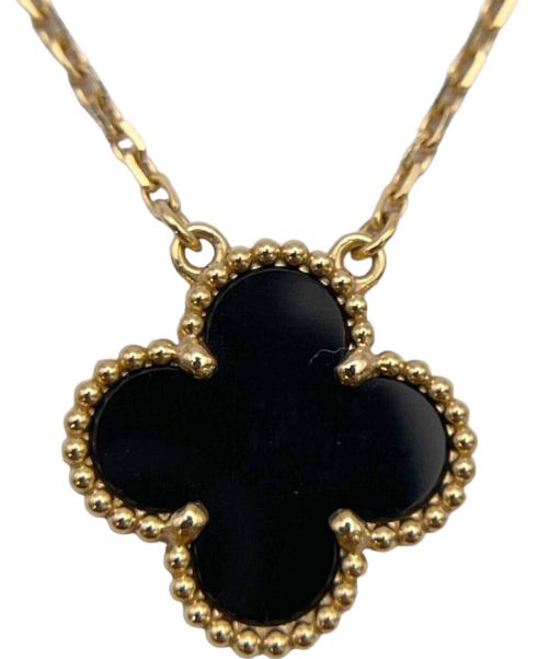 VAN CLEEF & ARPELS（ヴァンクリーフ＆アーペル）VAN CLEEF & ARPELS (ヴァンクリーフ＆アーペル) オニキスネックレスの古着・服飾アイテム