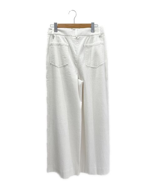 CHANEL（シャネル）CHANEL (シャネル) ワイドパンツ ホワイト サイズ:42の古着・服飾アイテム