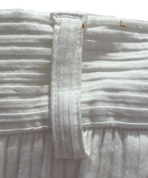 CHANEL（シャネル）CHANEL (シャネル) ワイドパンツ ホワイト サイズ:42の古着・服飾アイテム