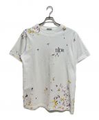 DIOR HOMMEディオール オム）の古着「ペイントデザインTシャツ」｜ホワイト