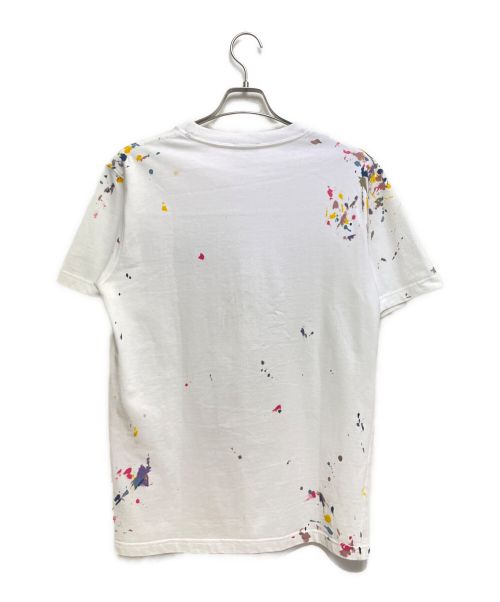 DIOR HOMME（ディオール オム）DIOR HOMME (ディオール オム) ペイントデザインTシャツ ホワイト サイズ:SIZE Sの古着・服飾アイテム