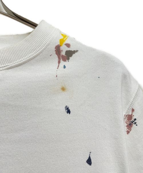 DIOR HOMME（ディオール オム）DIOR HOMME (ディオール オム) ペイントデザインTシャツ ホワイト サイズ:SIZE Sの古着・服飾アイテム