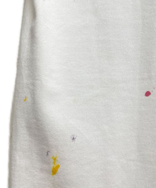DIOR HOMME（ディオール オム）DIOR HOMME (ディオール オム) ペイントデザインTシャツ ホワイト サイズ:SIZE Sの古着・服飾アイテム