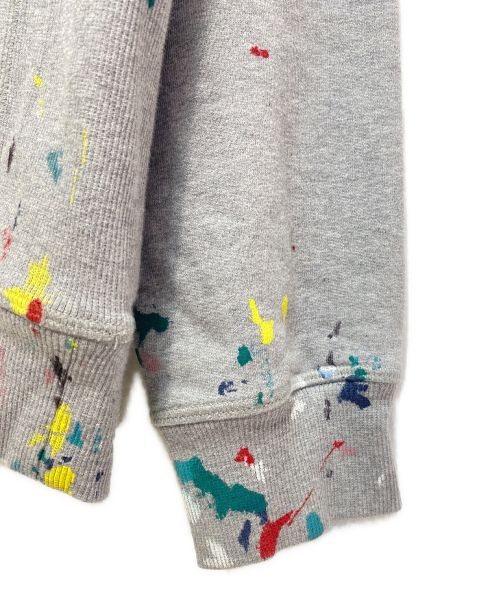 DIOR HOMME（ディオール オム）DIOR HOMME (ディオール オム) ペイントスウェット グレー サイズ:Sの古着・服飾アイテム