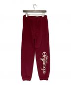 GUCCIグッチ）の古着「プリントスウェットパンツ」｜ボルドー