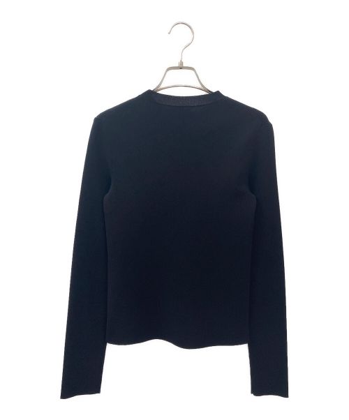 BALENCIAGA（バレンシアガ）BALENCIAGA (バレンシアガ) フロントタグニット ブラック サイズ:XSの古着・服飾アイテム