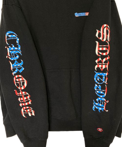 CHROME HEARTS（クロムハーツ）CHROME HEARTS (クロムハーツ) MATTY BOY (マッティボーイ) MATTY BOY AMERICA HOODIE ブラック サイズ:SIZE XLの古着・服飾アイテム