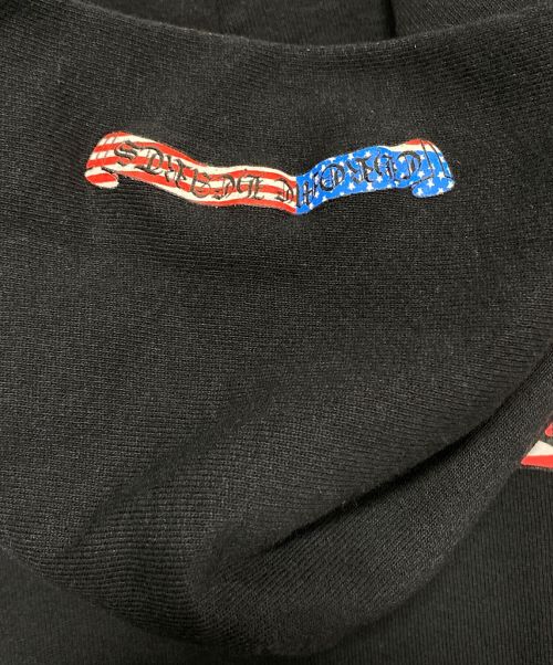 CHROME HEARTS（クロムハーツ）CHROME HEARTS (クロムハーツ) MATTY BOY (マッティボーイ) MATTY BOY AMERICA HOODIE ブラック サイズ:SIZE XLの古着・服飾アイテム