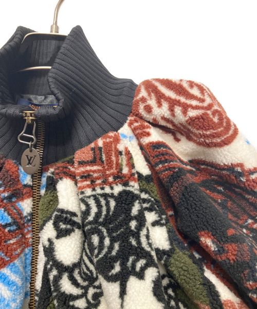 LOUIS VUITTON（ルイ ヴィトン）LOUIS VUITTON (ルイ ヴィトン) 総柄フリースジャケット マルチカラー サイズ:34の古着・服飾アイテム
