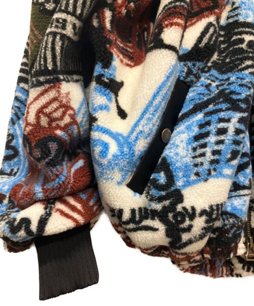 LOUIS VUITTON（ルイ ヴィトン）LOUIS VUITTON (ルイ ヴィトン) 総柄フリースジャケット マルチカラー サイズ:34の古着・服飾アイテム