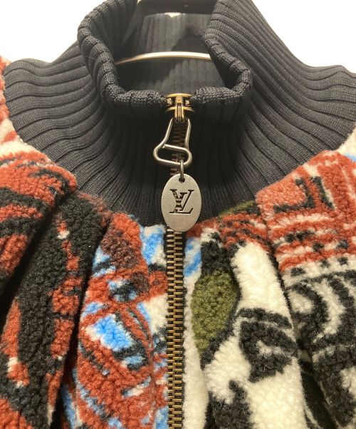 LOUIS VUITTON（ルイ ヴィトン）LOUIS VUITTON (ルイ ヴィトン) 総柄フリースジャケット マルチカラー サイズ:34の古着・服飾アイテム