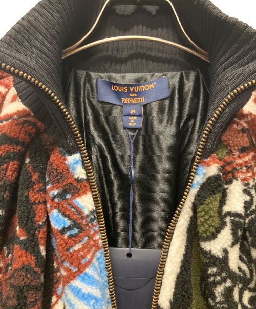 LOUIS VUITTON（ルイ ヴィトン）LOUIS VUITTON (ルイ ヴィトン) 総柄フリースジャケット マルチカラー サイズ:34の古着・服飾アイテム