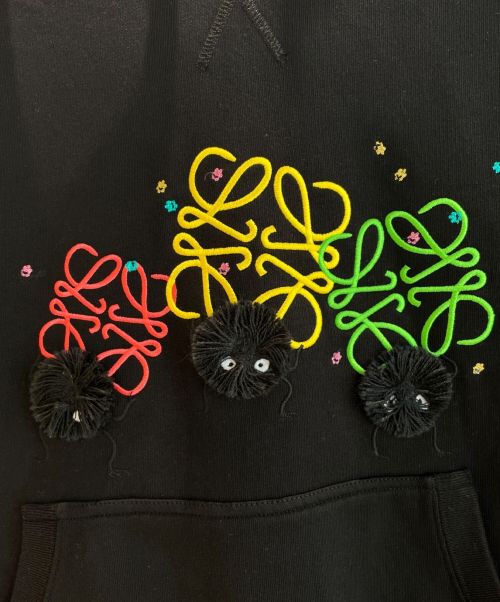 LOEWE（ロエベ）LOEWE (ロエベ) STUDIO GHIBLI (スタジオジブリ) 22AW ススワタリパーカー ブラック サイズ:XSの古着・服飾アイテム