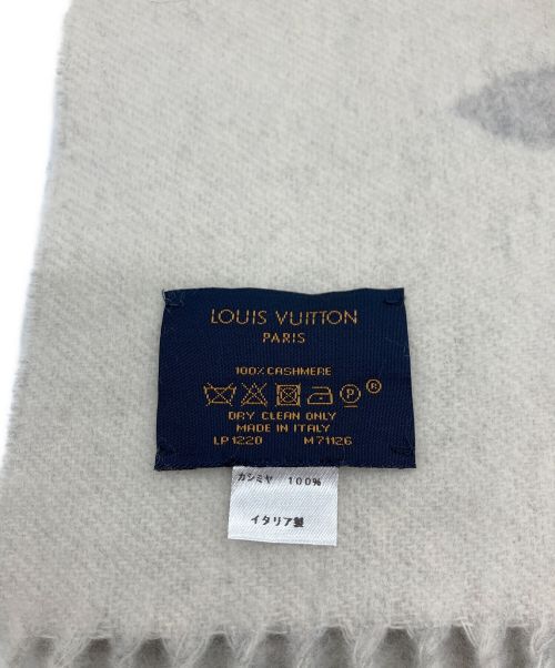 LOUIS VUITTON（ルイ ヴィトン）LOUIS VUITTON (ルイ ヴィトン) カシミヤストール ライトグレーの古着・服飾アイテム